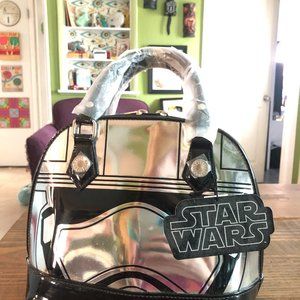 NWT Star Wars Loungefly Captain Phasma Dome Purse Chrome